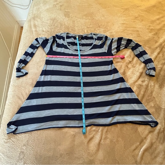 Motherhood Oh Baby blue gray striped long sleeve light sweater maternity Sz XL - Picture 9 of 9